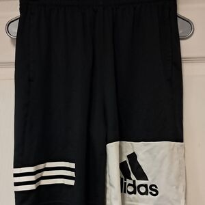 Adidas Black and White Shorts